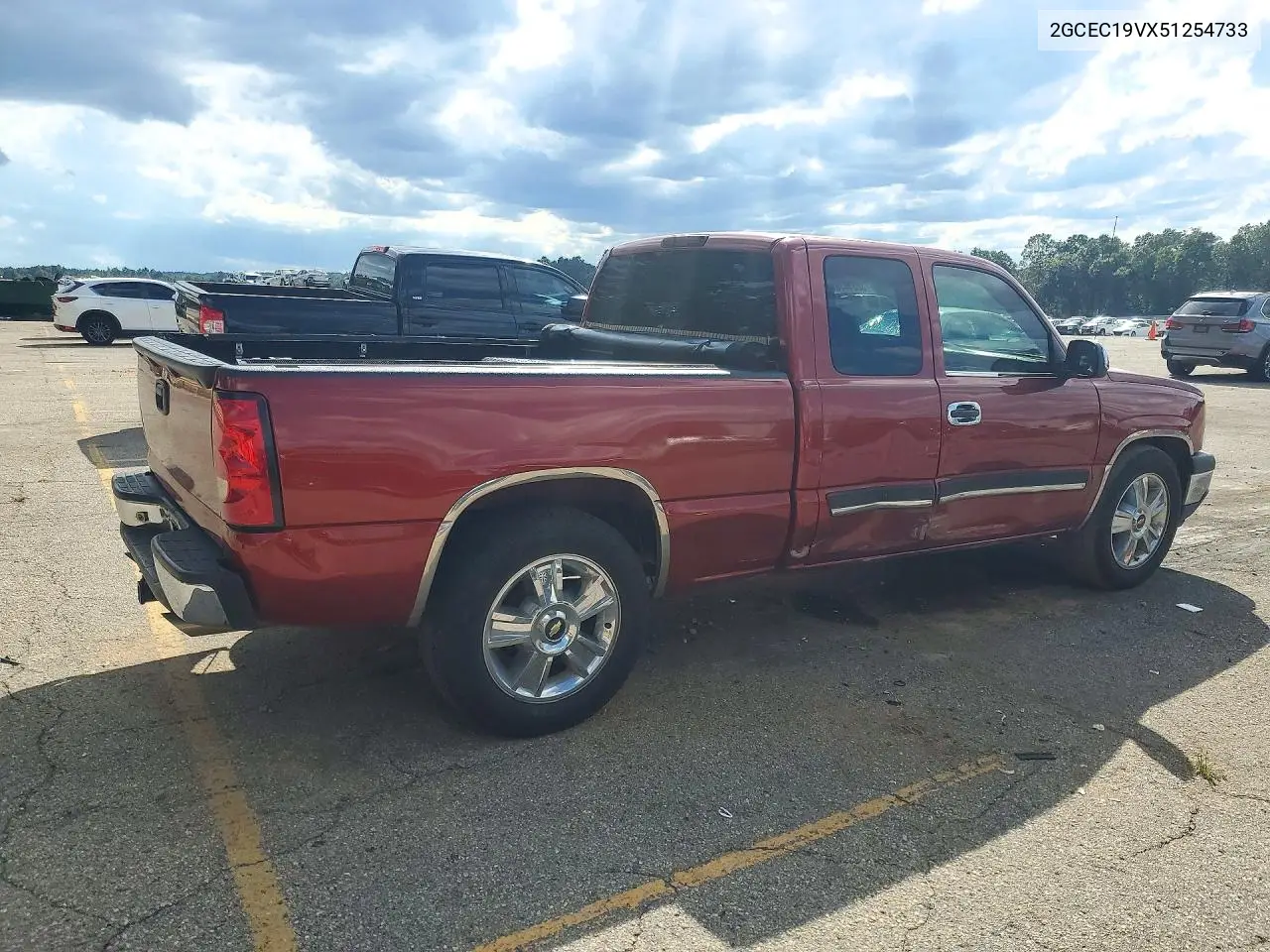 2005 CHEVROLET SILVERADO VIN 2GCEC19VX51254733 — фото 3