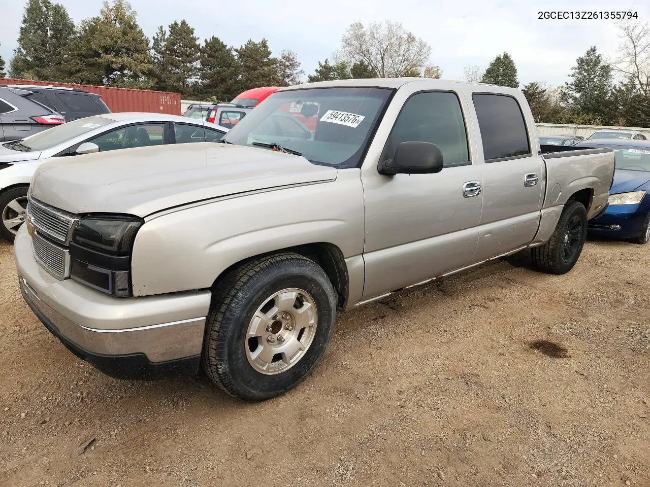 CHEVROLET SILVERADO 2006, VIN 2GCEC13Z261355794