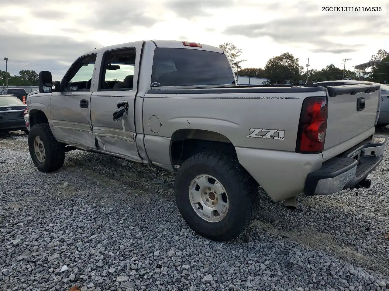 2006 CHEVROLET SILVERADO VIN 2GCEK13T161166536 — фото 2