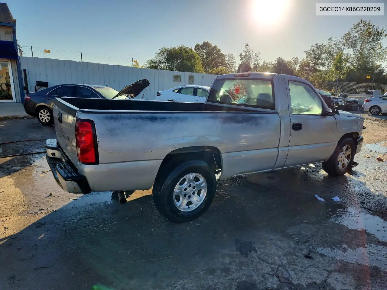 2006 CHEVROLET SILVERADO VIN 3GCEC14X86G220209 — фото 3