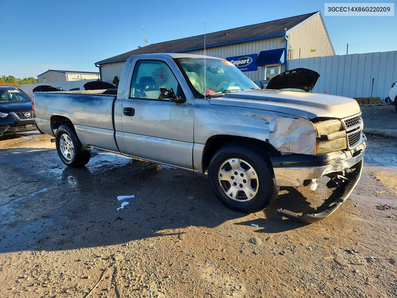2006 CHEVROLET SILVERADO VIN 3GCEC14X86G220209 — фото 4