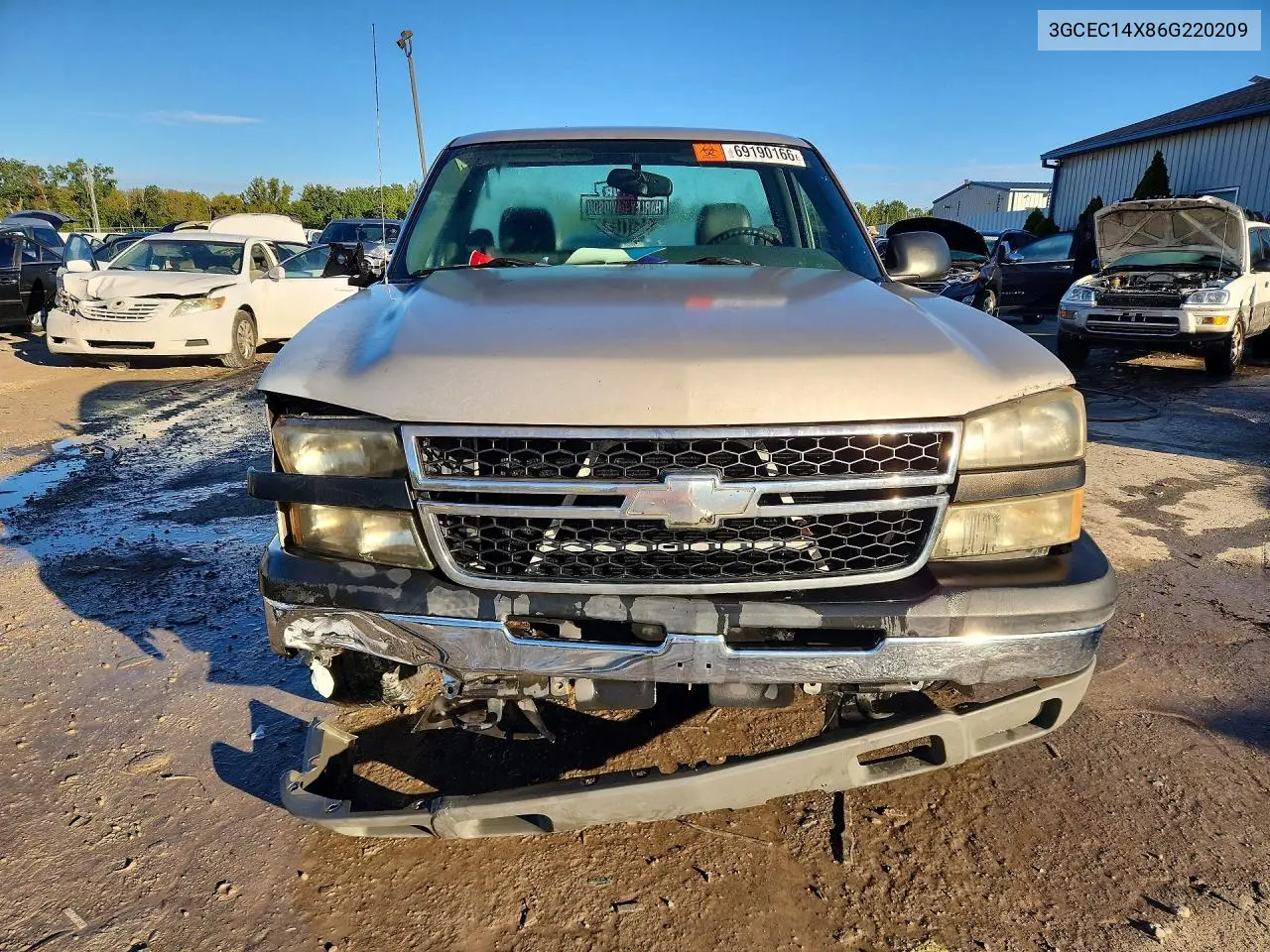 2006 CHEVROLET SILVERADO VIN 3GCEC14X86G220209 — фото 5