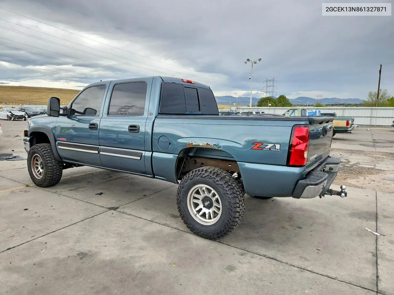 2006 CHEVROLET SILVERADO VIN 2GCEK13N861327871 — фото 2