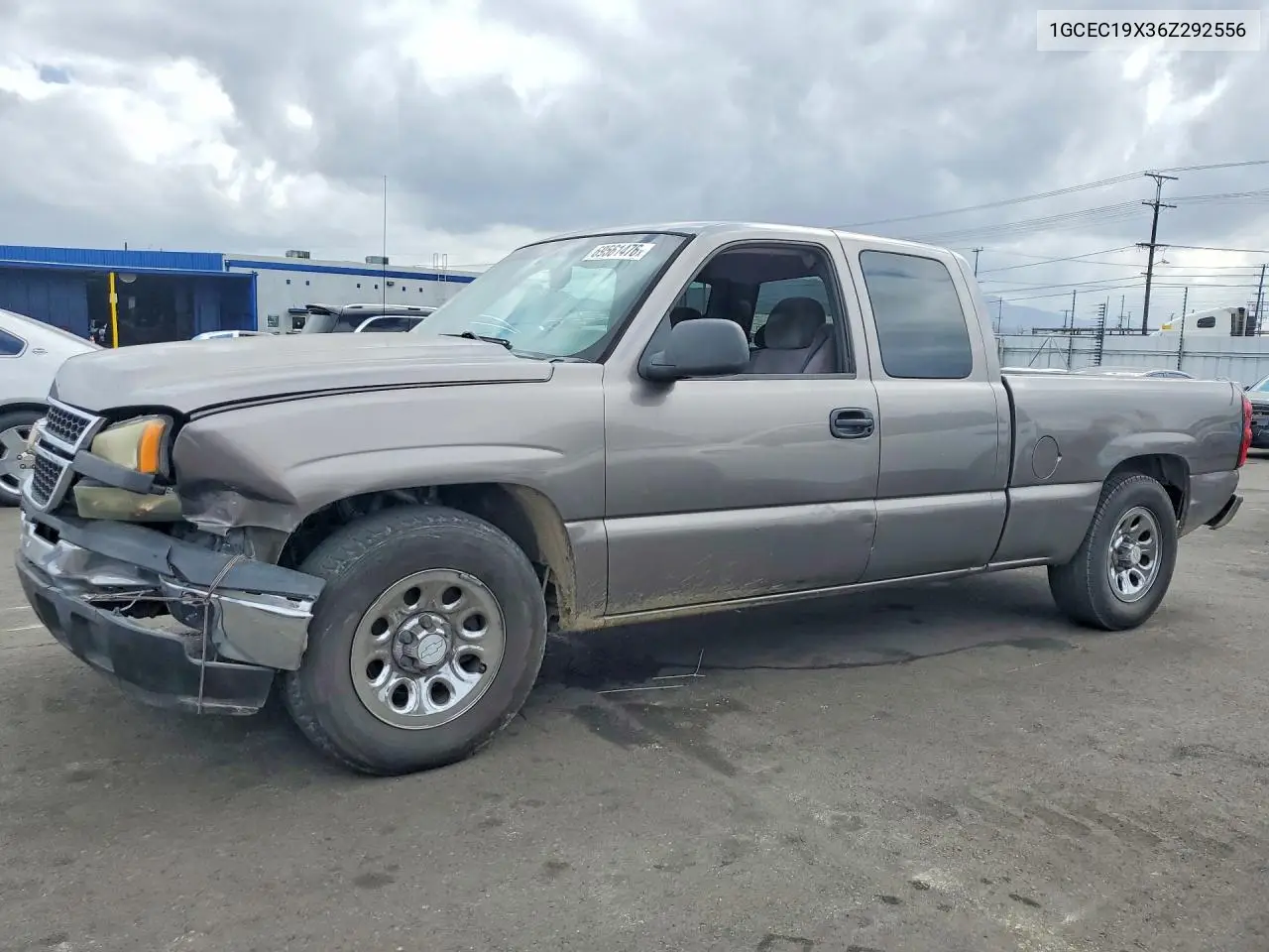 CHEVROLET SILVERADO 2006, VIN 1GCEC19X36Z292556