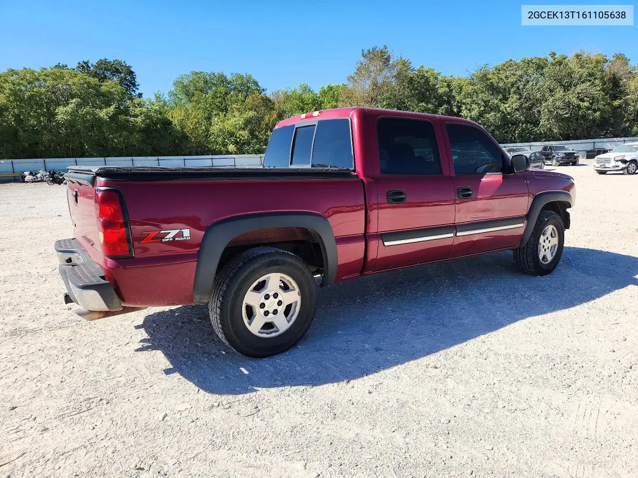 2006 CHEVROLET SILVERADO VIN 2GCEK13T161105638 — фото 3