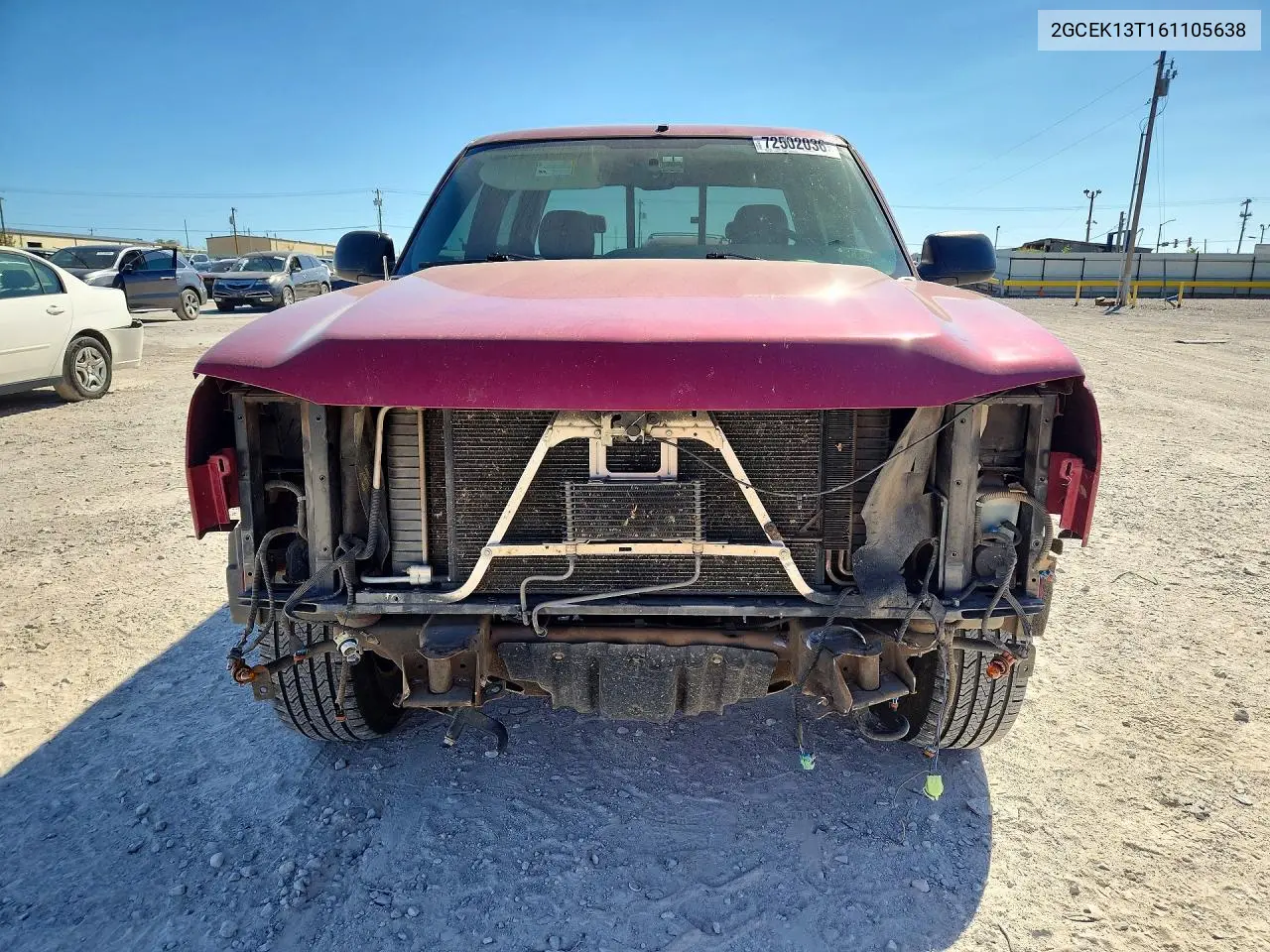 2006 CHEVROLET SILVERADO VIN 2GCEK13T161105638 — фото 5