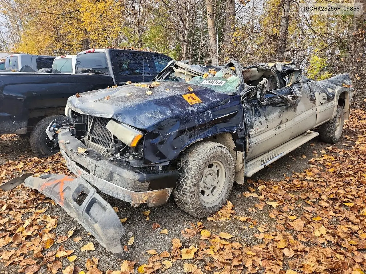 CHEVROLET SILVERADO 2006, VIN 1GCHK23256F109856