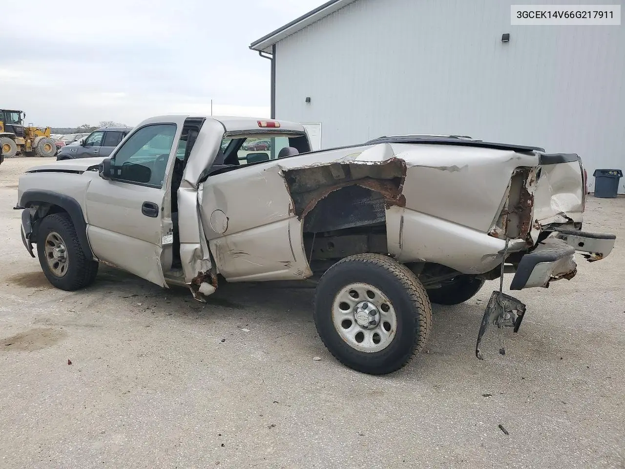 CHEVROLET SILVERADO 2006, VIN 3GCEK14V66G217911