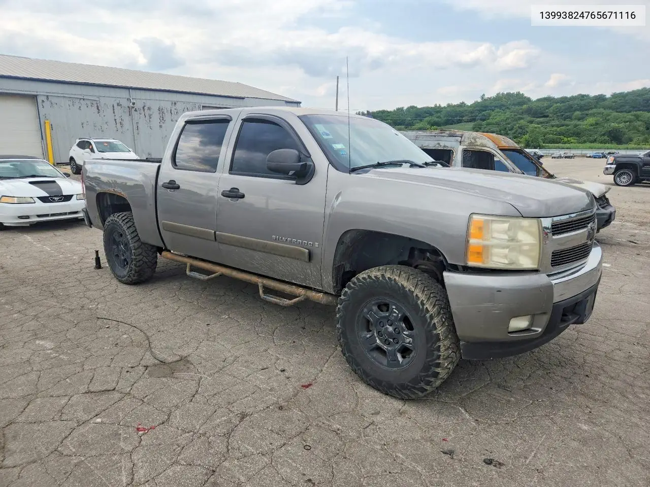 2007 CHEVROLET SILVERADO VIN 2GCEC13J171528409 — фото 4