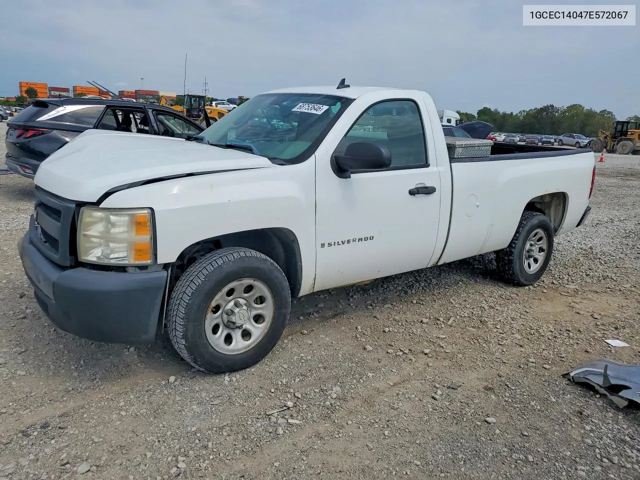 CHEVROLET SILVERADO 2007, VIN 1GCEC14047E572067
