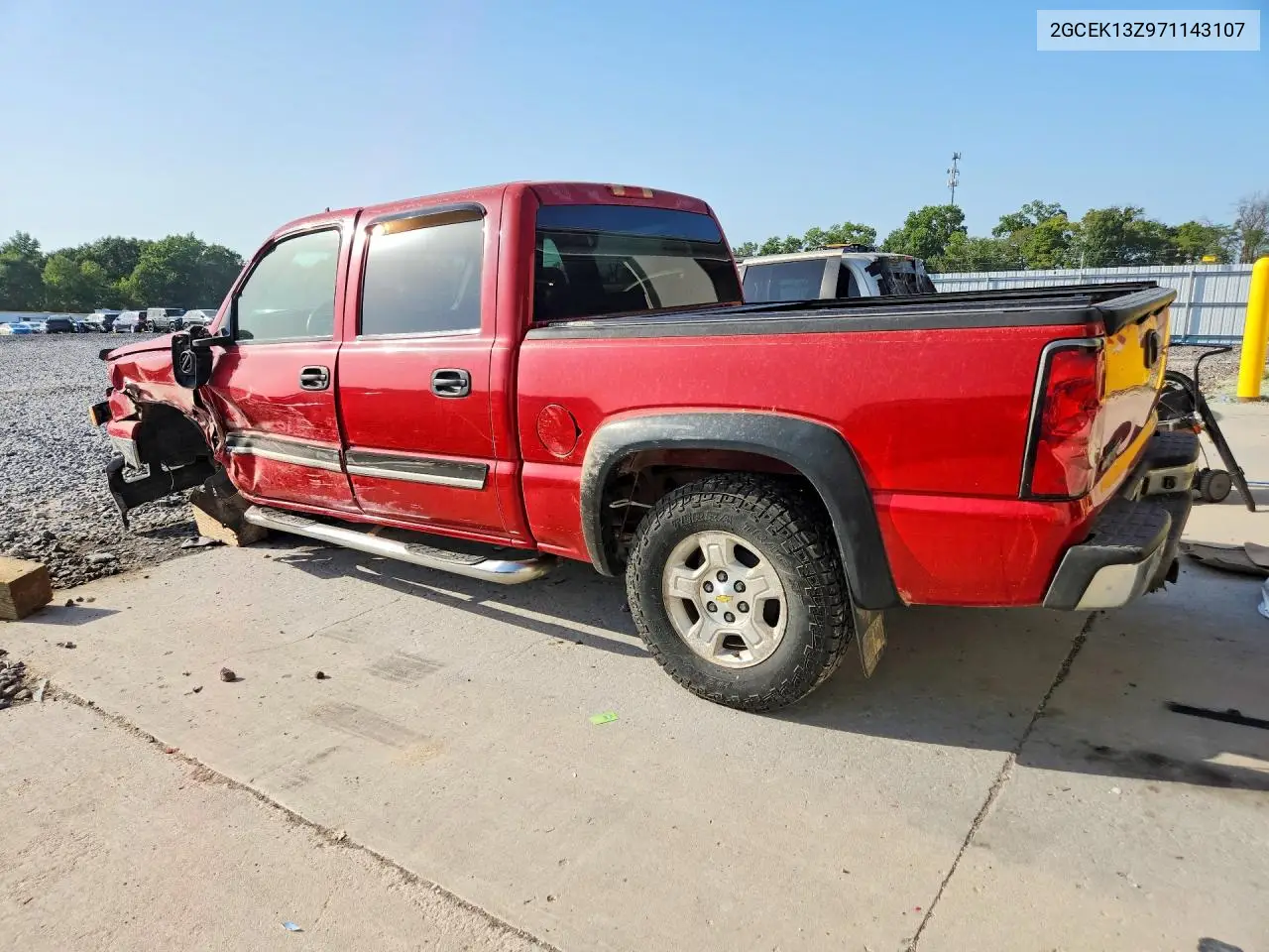 2007 CHEVROLET SILVERADO VIN 2GCEK13Z971143107 — фото 2