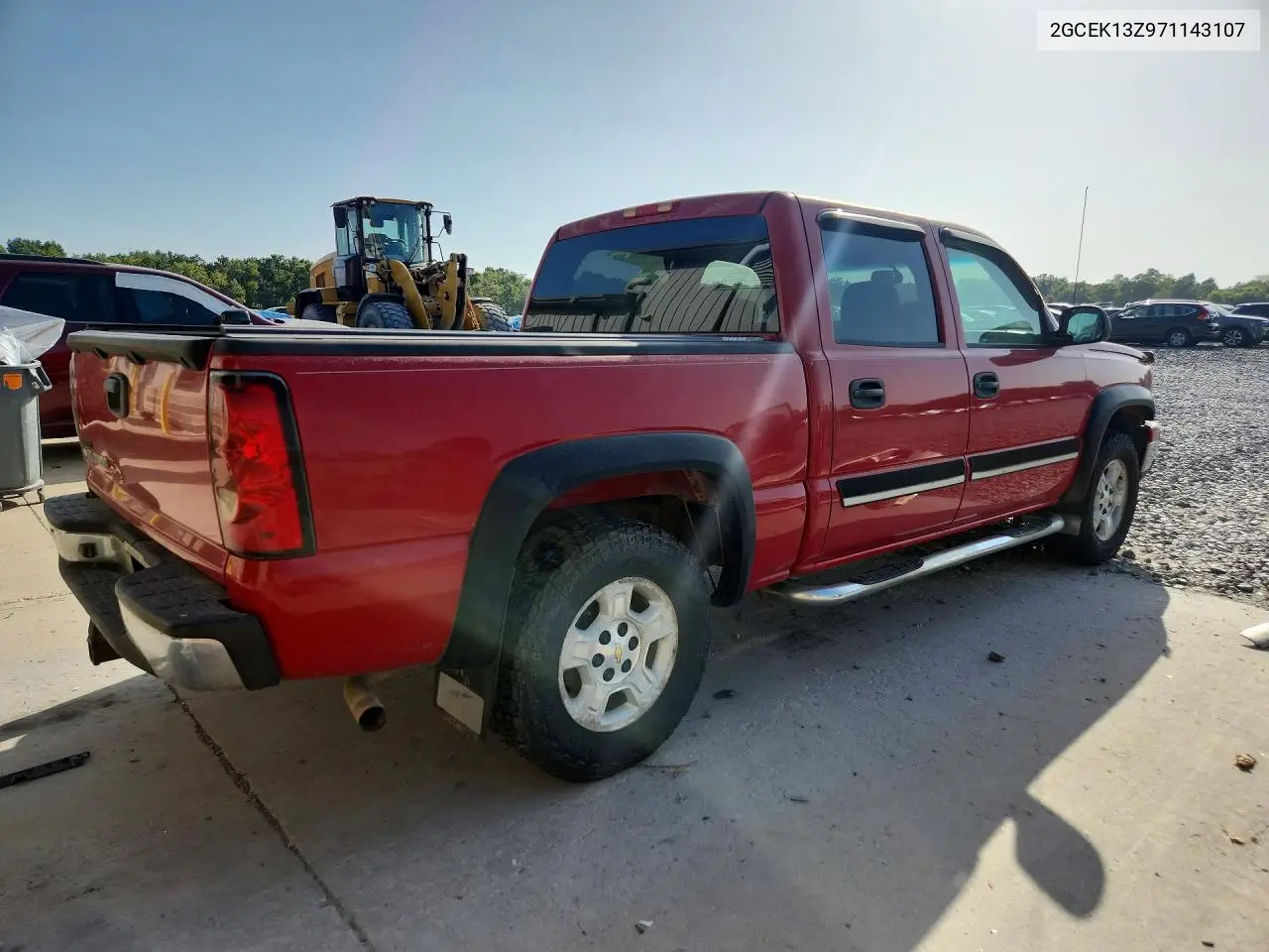 2007 CHEVROLET SILVERADO VIN 2GCEK13Z971143107 — фото 3