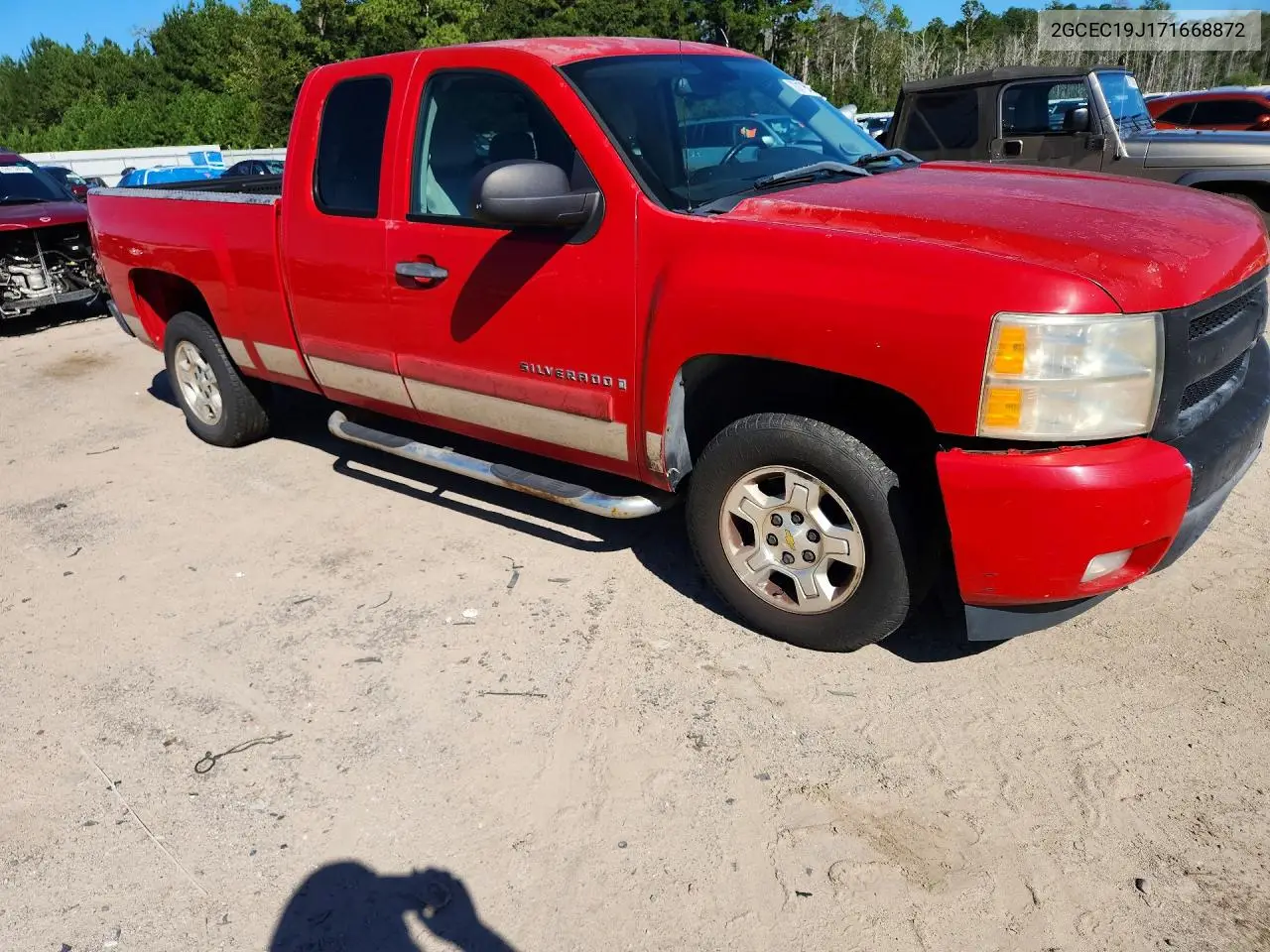 2007 CHEVROLET SILVERADO VIN 2GCEC19J171668872 — фото 4