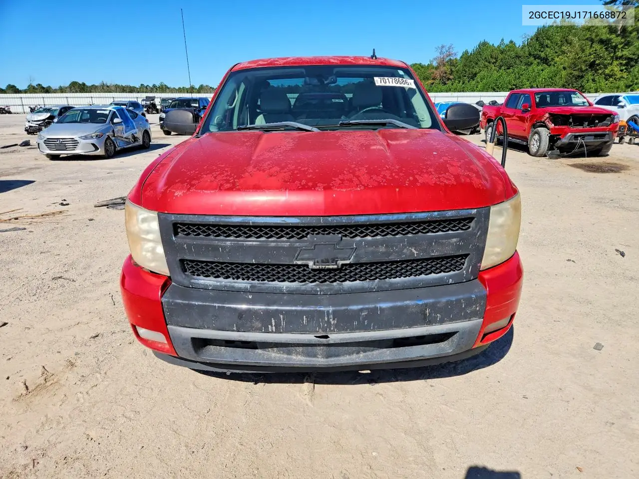 2007 CHEVROLET SILVERADO VIN 2GCEC19J171668872 — фото 5