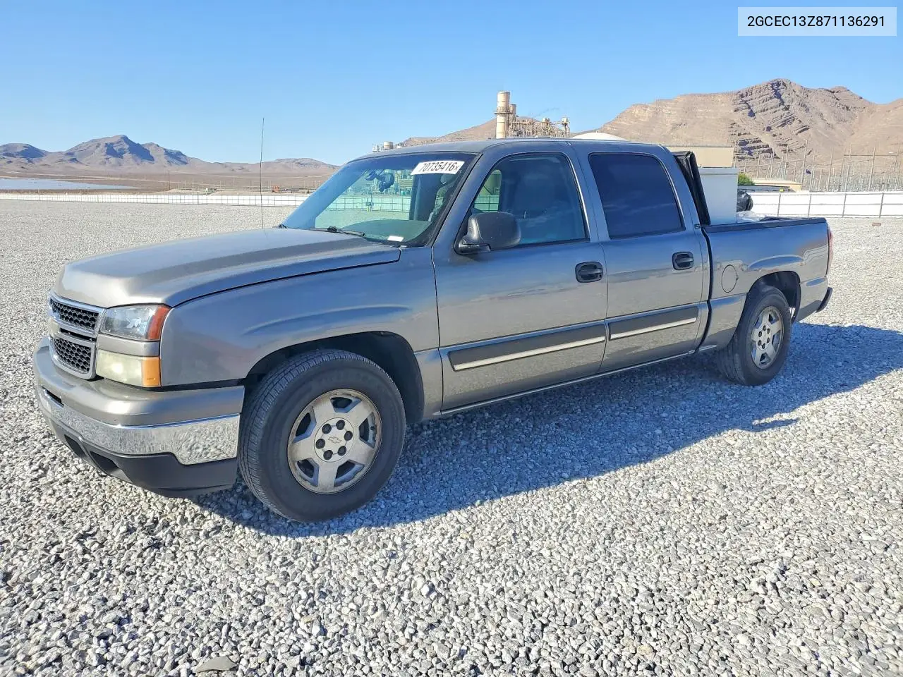 CHEVROLET SILVERADO 2007, VIN 2GCEC13Z871136291