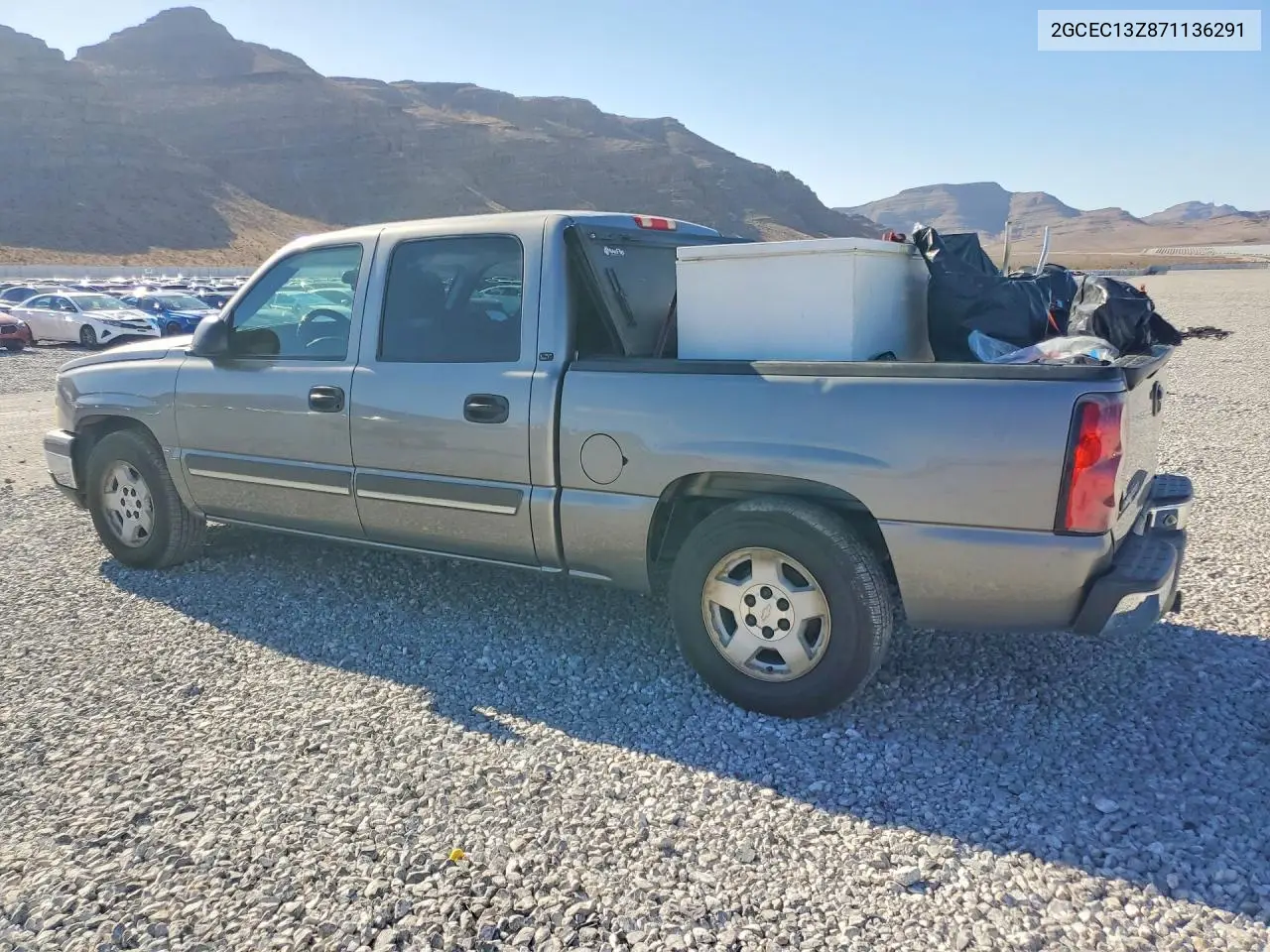 2007 CHEVROLET SILVERADO VIN 2GCEC13Z871136291 — фото 2