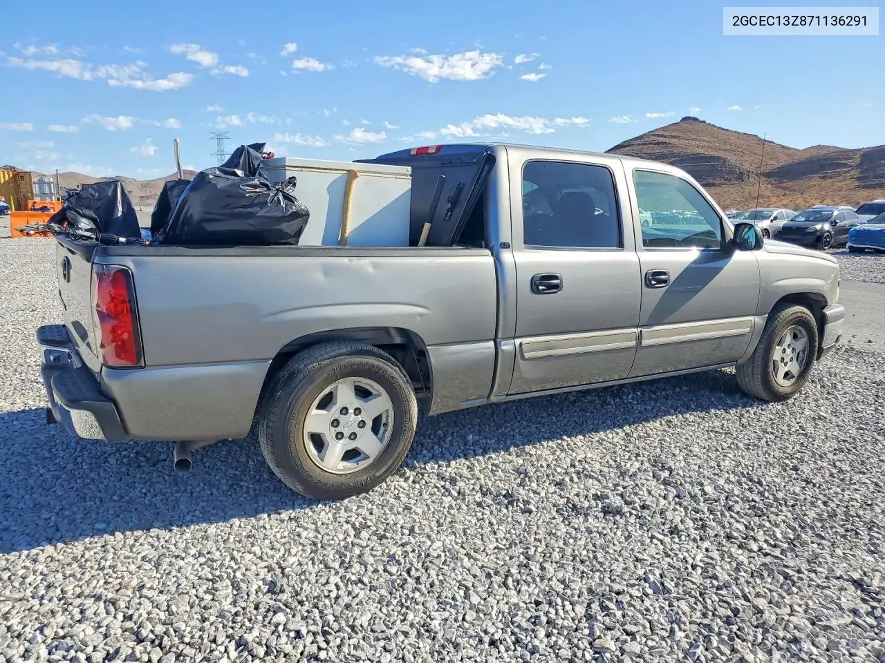 2007 CHEVROLET SILVERADO VIN 2GCEC13Z871136291 — фото 3