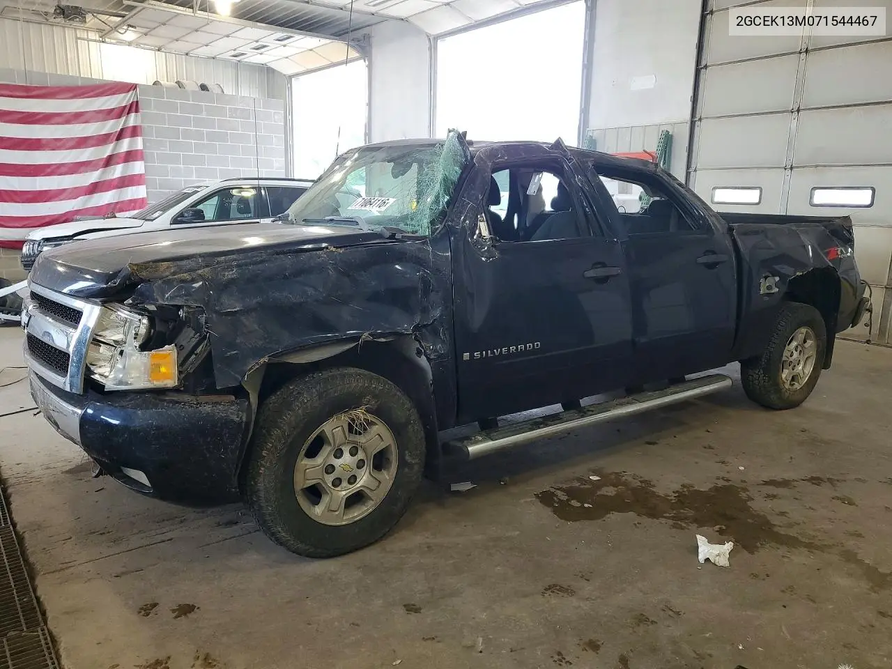 CHEVROLET SILVERADO 2007, VIN 2GCEK13M071544467