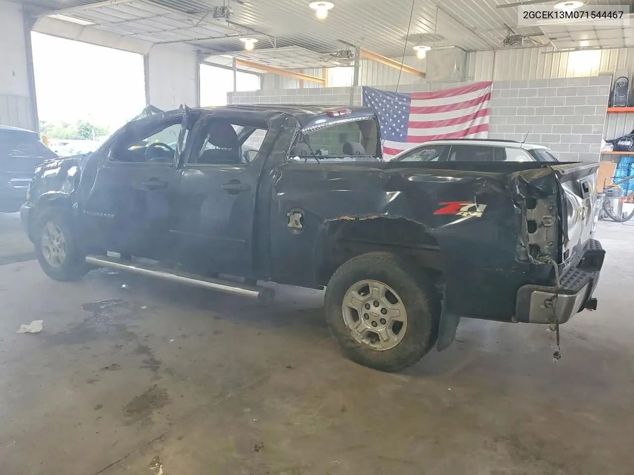 2007 CHEVROLET SILVERADO VIN 2GCEK13M071544467 — фото 2