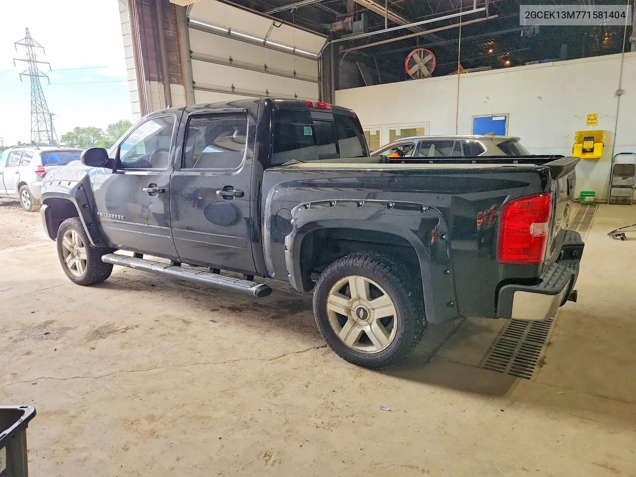 2007 CHEVROLET SILVERADO VIN 2GCEK13M771581404 — фото 2