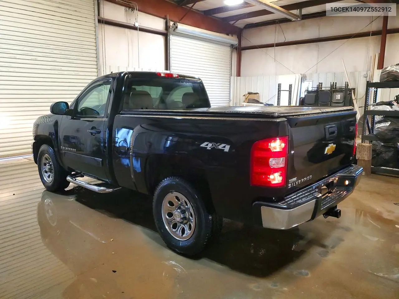 2007 CHEVROLET SILVERADO VIN 1GCEK14097Z552912 — фото 2