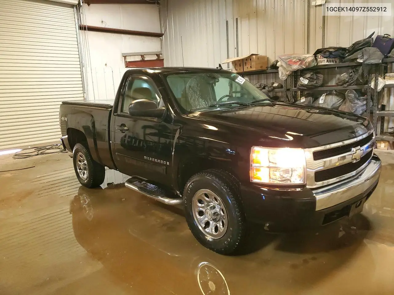 2007 CHEVROLET SILVERADO VIN 1GCEK14097Z552912 — фото 4