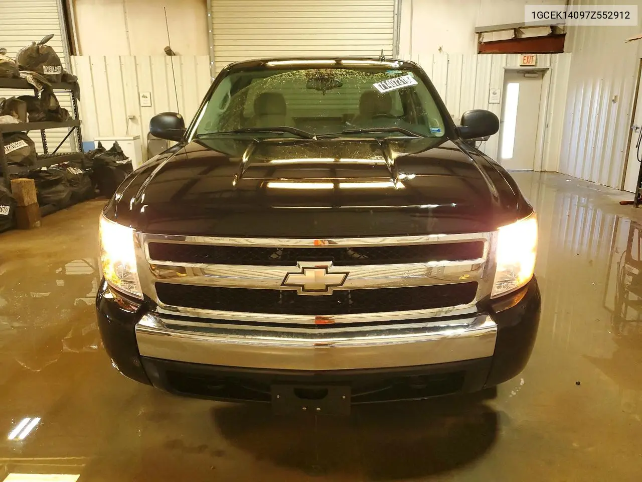 2007 CHEVROLET SILVERADO VIN 1GCEK14097Z552912 — фото 5