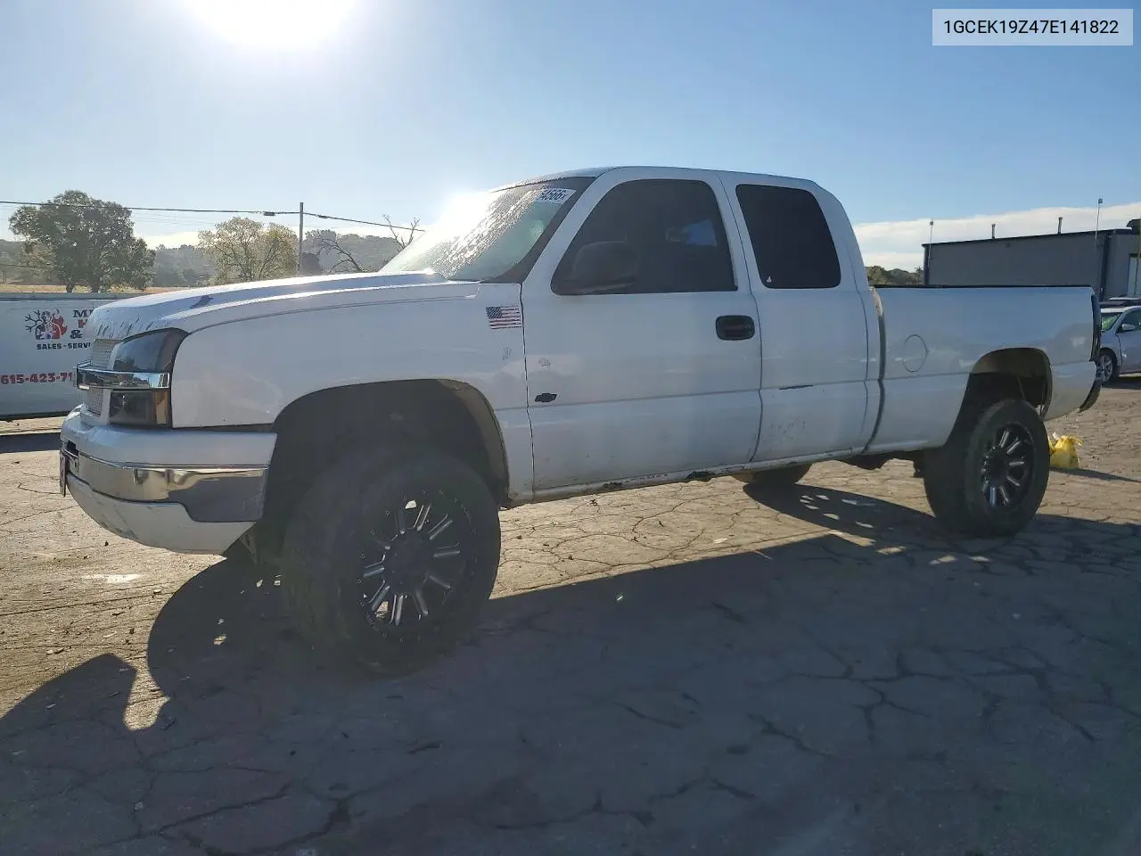 CHEVROLET SILVERADO 2007, VIN 1GCEK19Z47E141822