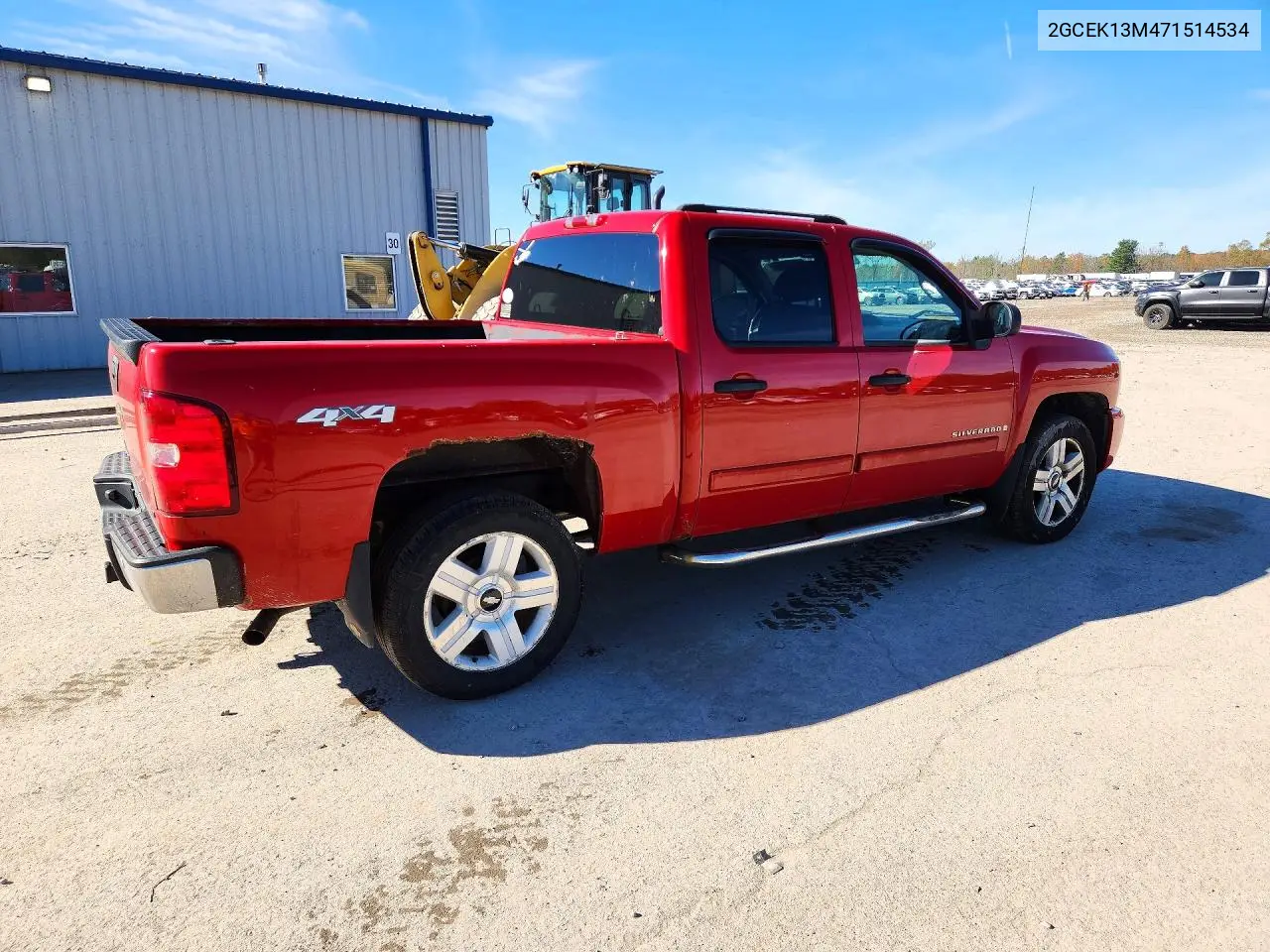 2007 CHEVROLET SILVERADO VIN 2GCEK13M471514534 — фото 3