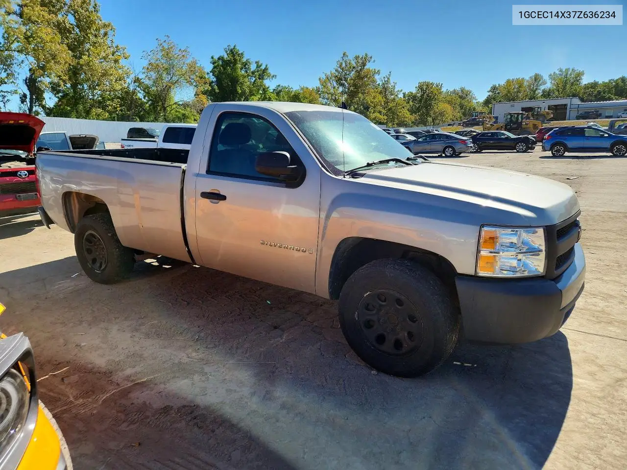2007 CHEVROLET SILVERADO VIN 1GCEC14X37Z636234 — фото 4