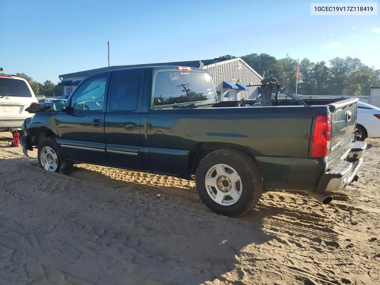 2007 CHEVROLET SILVERADO VIN 1GCEC19V17Z118419 — фото 2