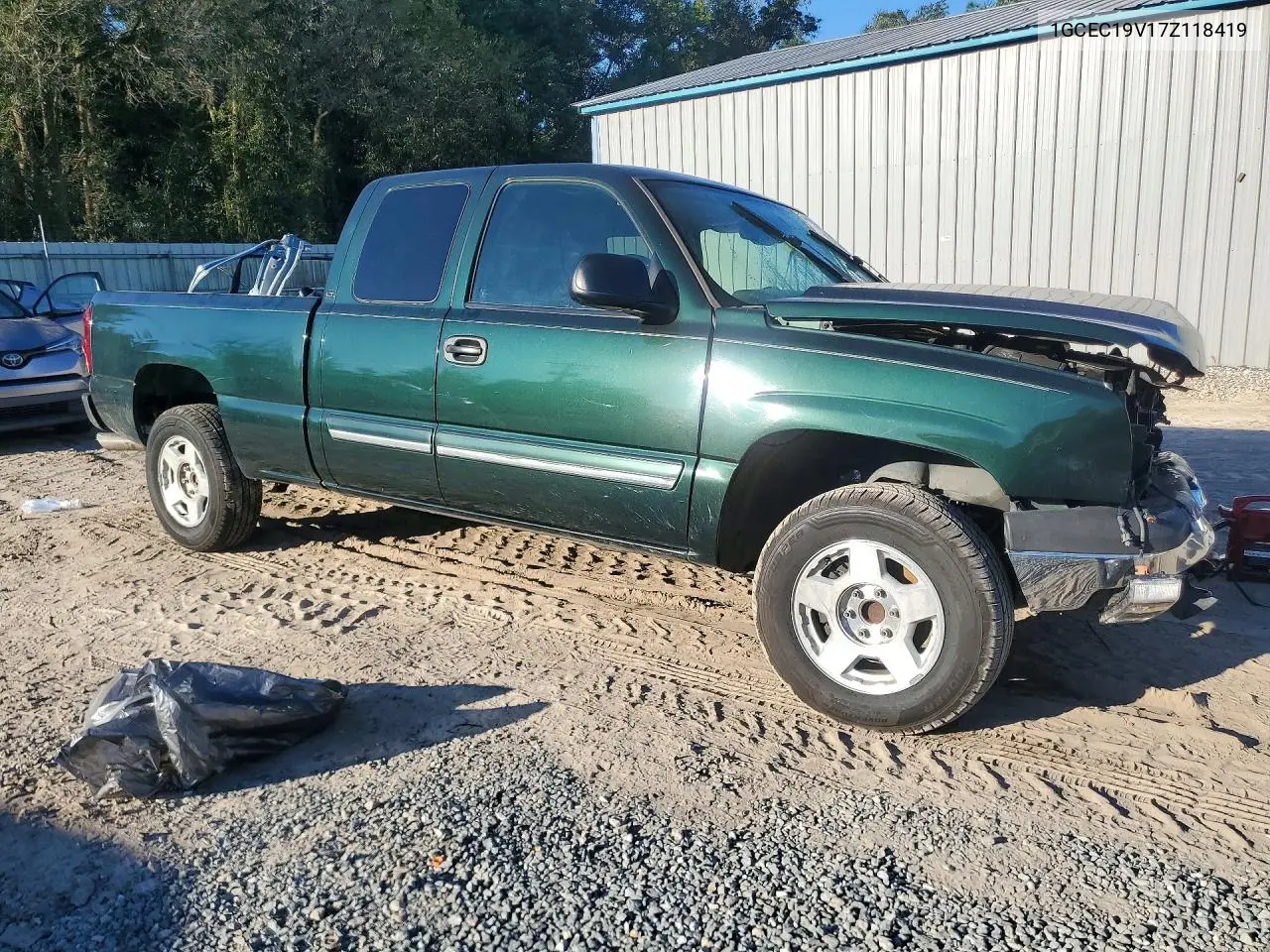 2007 CHEVROLET SILVERADO VIN 1GCEC19V17Z118419 — фото 4