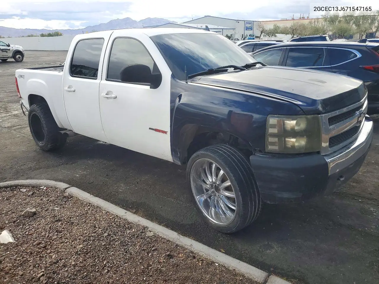2007 CHEVROLET SILVERADO VIN 2GCEC13J671547165 — фото 3
