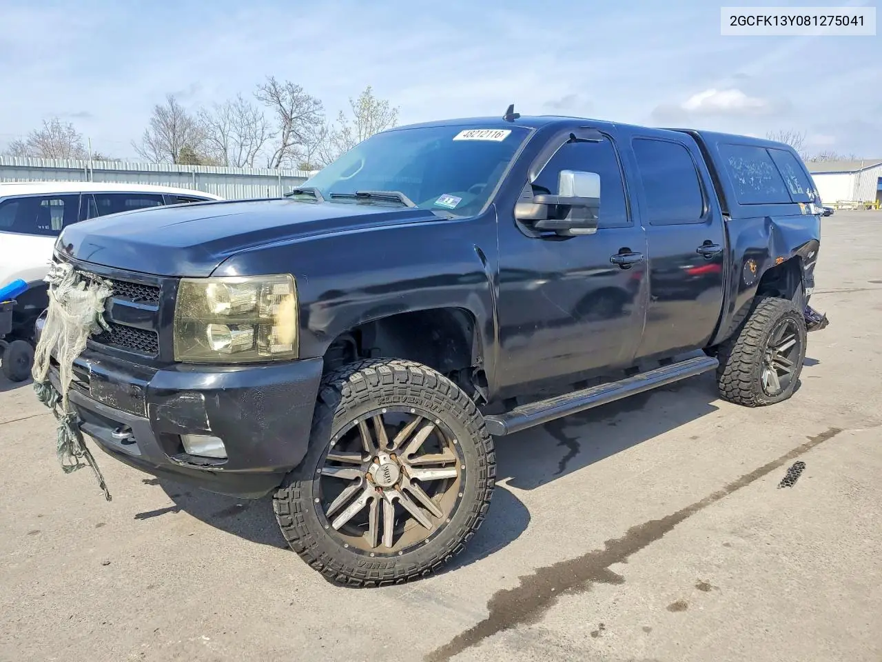 CHEVROLET SILVERADO 2008, VIN 2GCFK13Y081275041