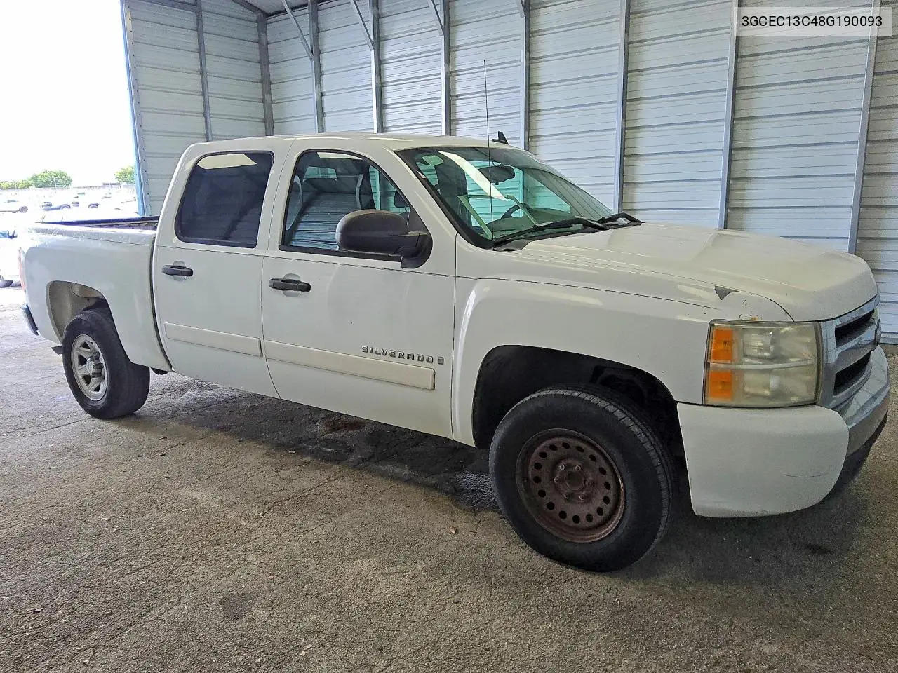 2008 CHEVROLET SILVERADO VIN 3GCEC13C48G190093 — фото 4