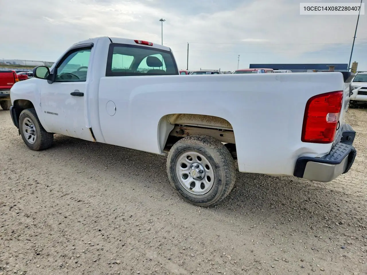 2008 CHEVROLET SILVERADO VIN 1GCEC14X08Z280407 — фото 2