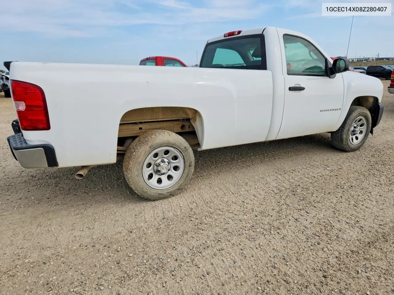2008 CHEVROLET SILVERADO VIN 1GCEC14X08Z280407 — фото 3