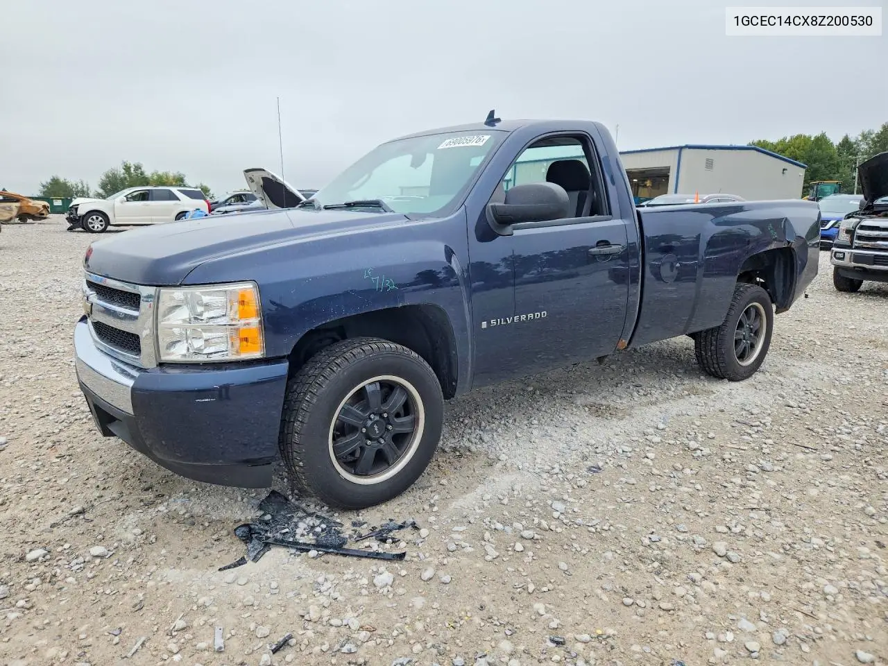 CHEVROLET SILVERADO 2008, VIN 1GCEC14CX8Z200530
