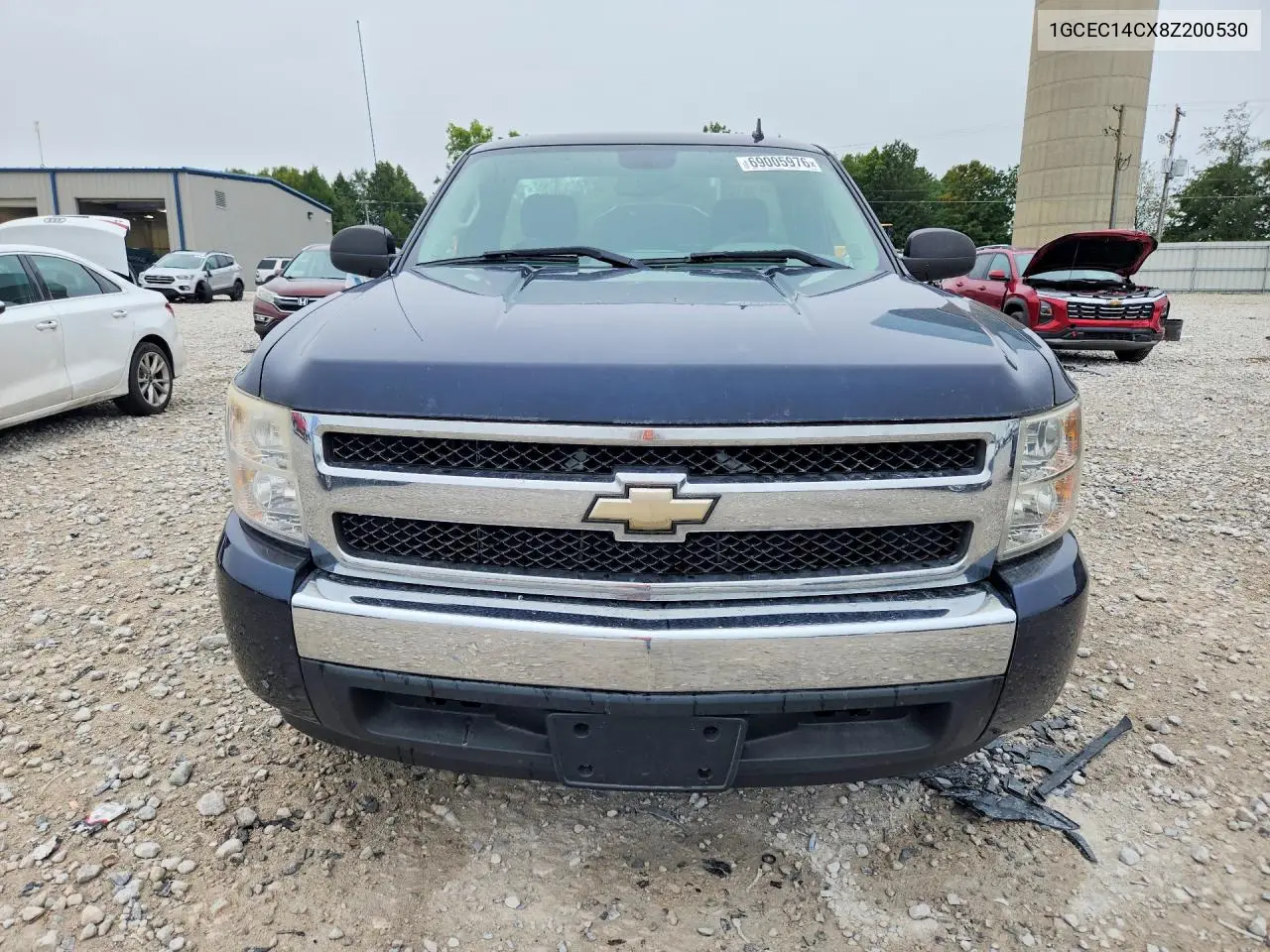 2008 CHEVROLET SILVERADO VIN 1GCEC14CX8Z200530 — фото 5