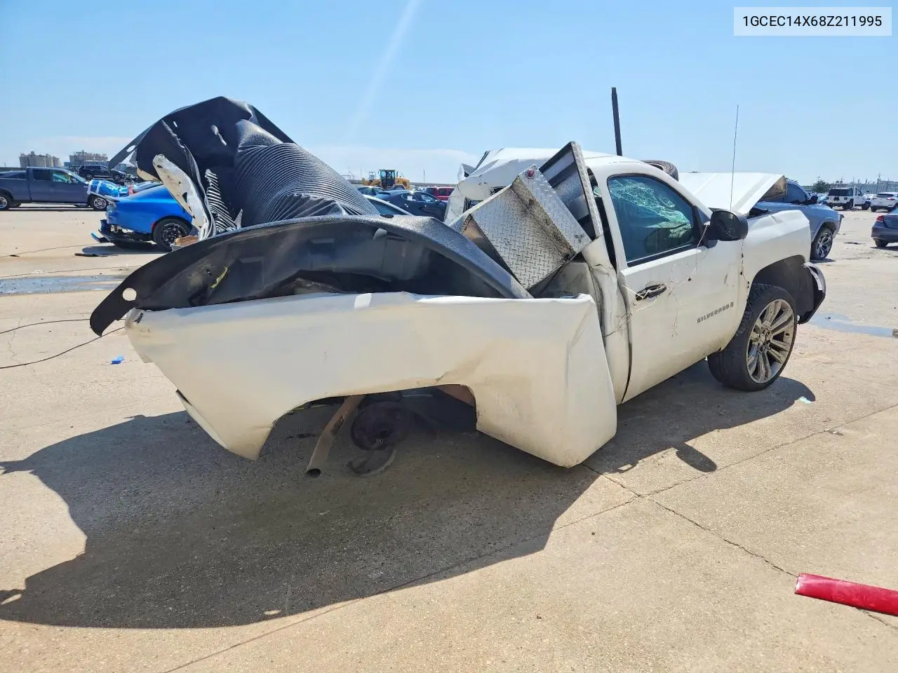 2008 CHEVROLET SILVERADO VIN 1GCEC14X68Z211995 — фото 3