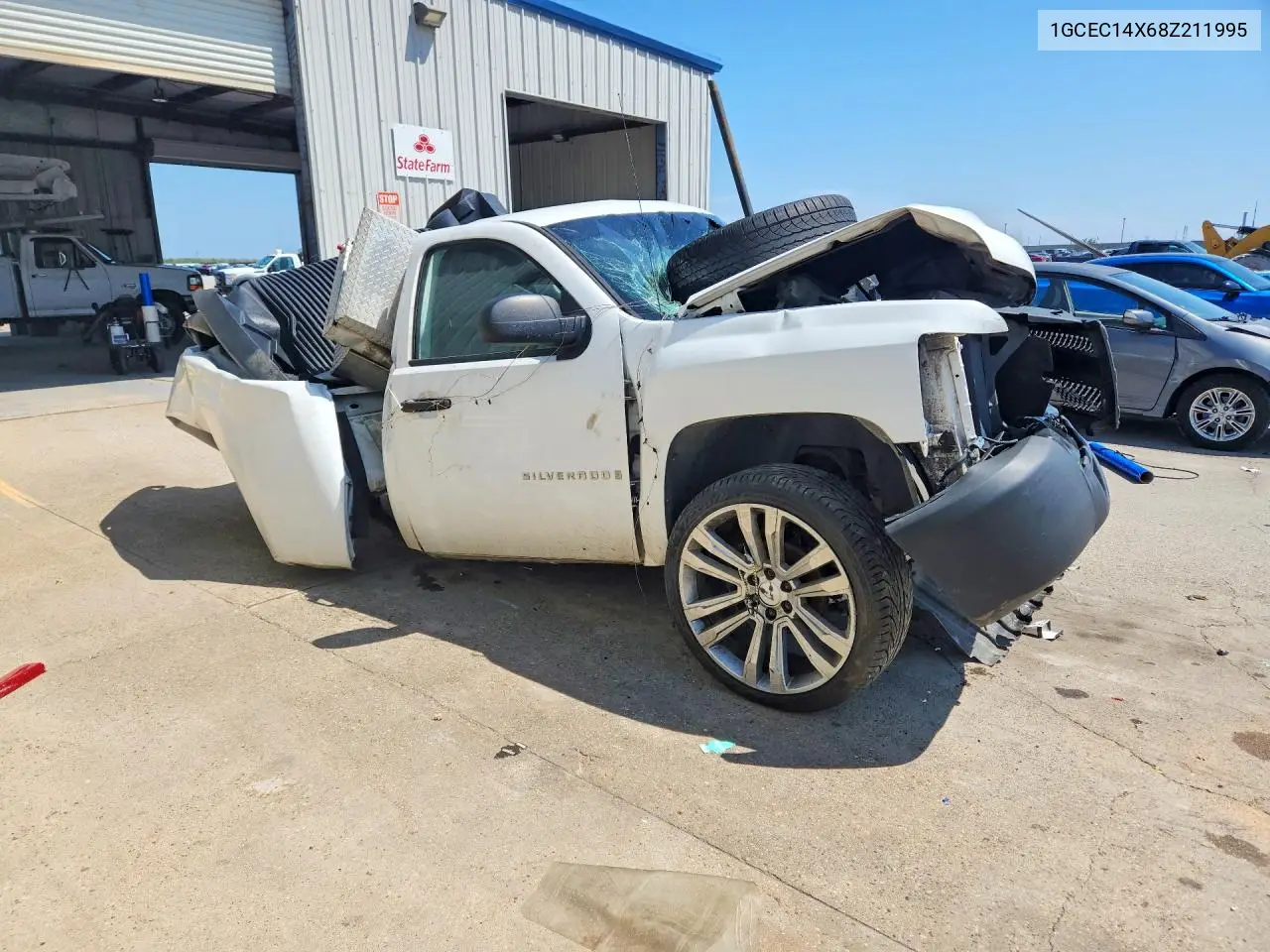 2008 CHEVROLET SILVERADO VIN 1GCEC14X68Z211995 — фото 4
