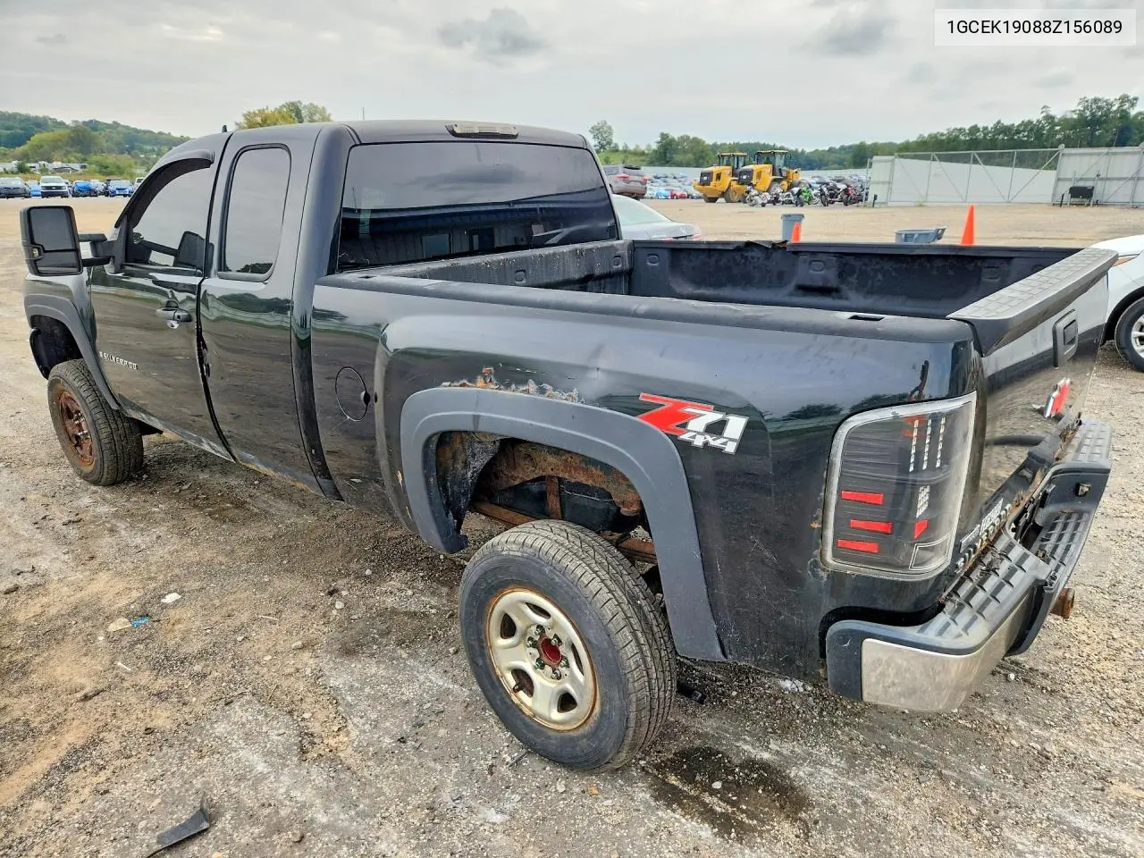 2008 CHEVROLET SILVERADO VIN 1GCEK19088Z156089 — фото 2