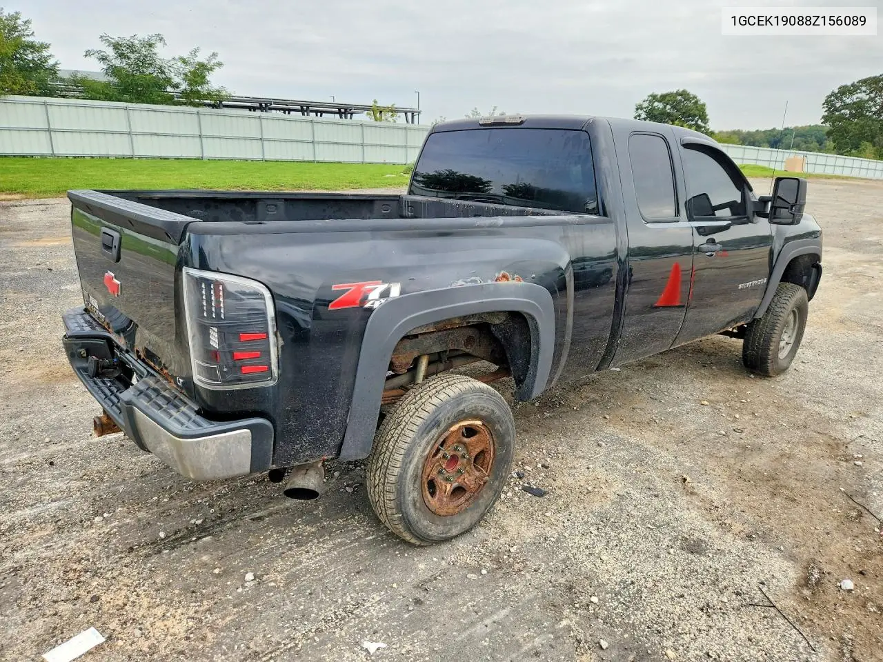 2008 CHEVROLET SILVERADO VIN 1GCEK19088Z156089 — фото 3