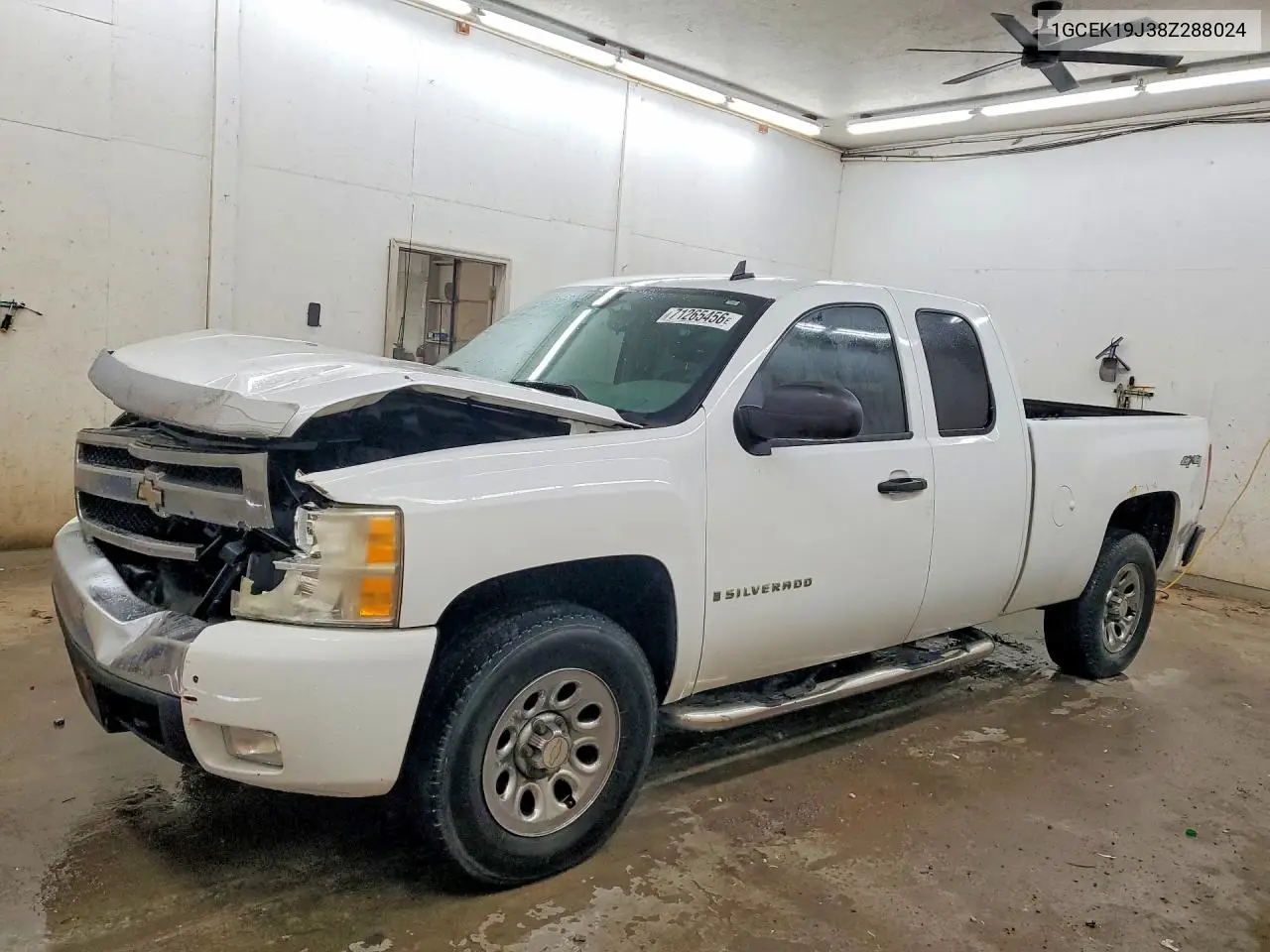CHEVROLET SILVERADO 2008, VIN 1GCEK19J38Z288024