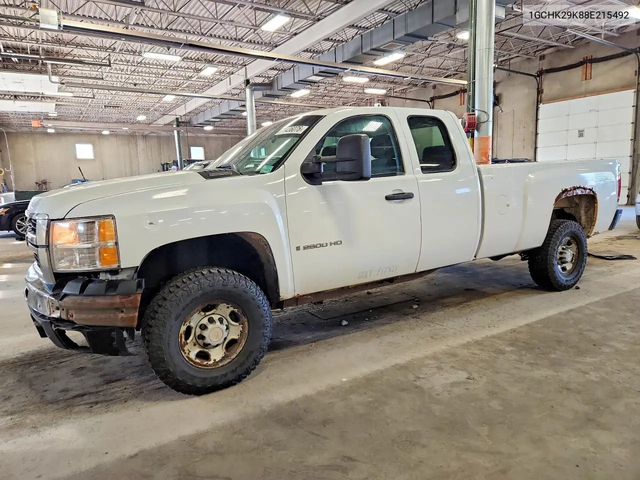 CHEVROLET SILVERADO 2008, VIN 1GCHK29K88E215492