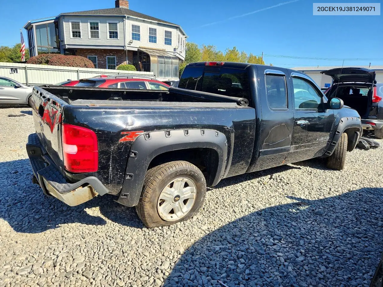 2008 CHEVROLET SILVERADO VIN 2GCEK19J381249071 — фото 3