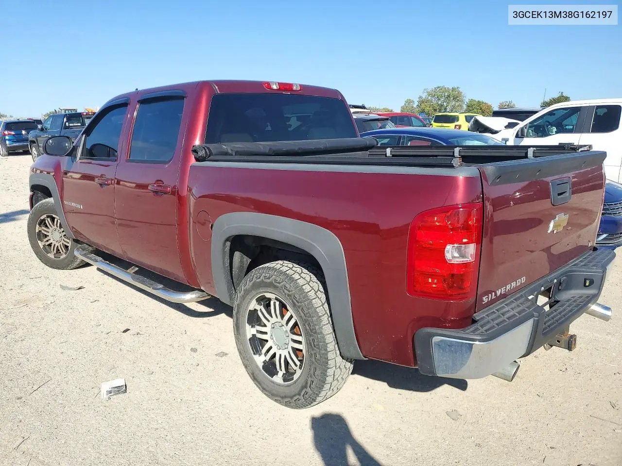 2008 CHEVROLET SILVERADO VIN 3GCEK13M38G162197 — фото 2
