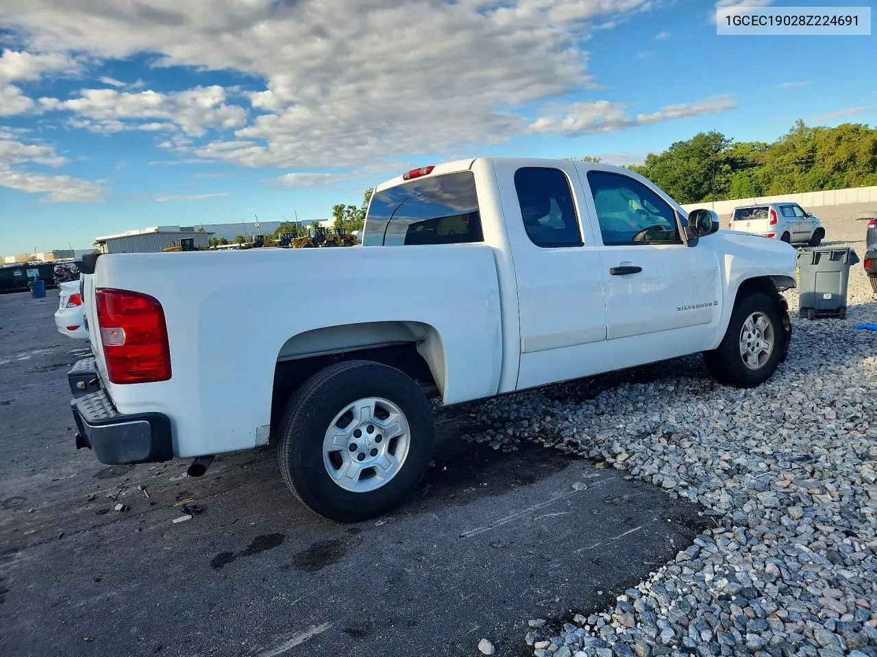 2008 CHEVROLET SILVERADO VIN 1GCEC19028Z224691 — фото 3