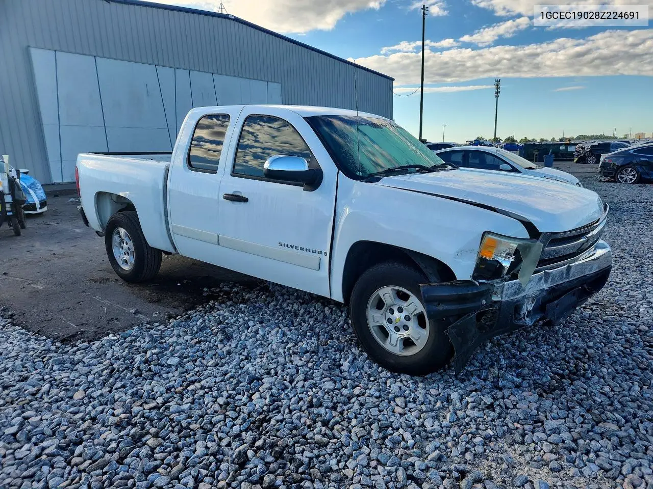 2008 CHEVROLET SILVERADO VIN 1GCEC19028Z224691 — фото 4