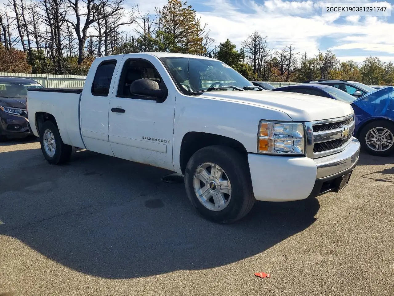 2008 CHEVROLET SILVERADO VIN 2GCEK190381291747 — фото 4